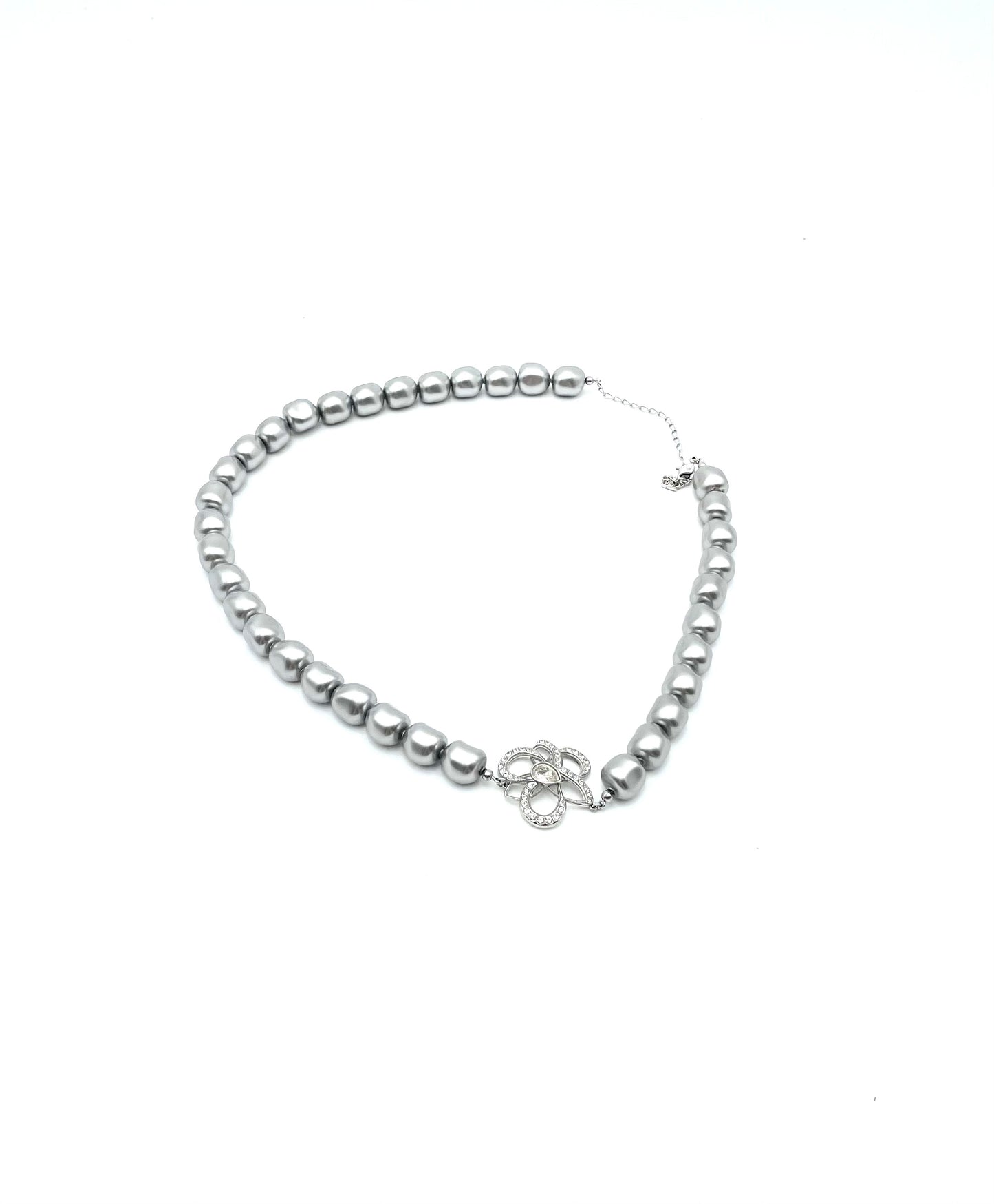 Swarovski Silver Pearl Necklace