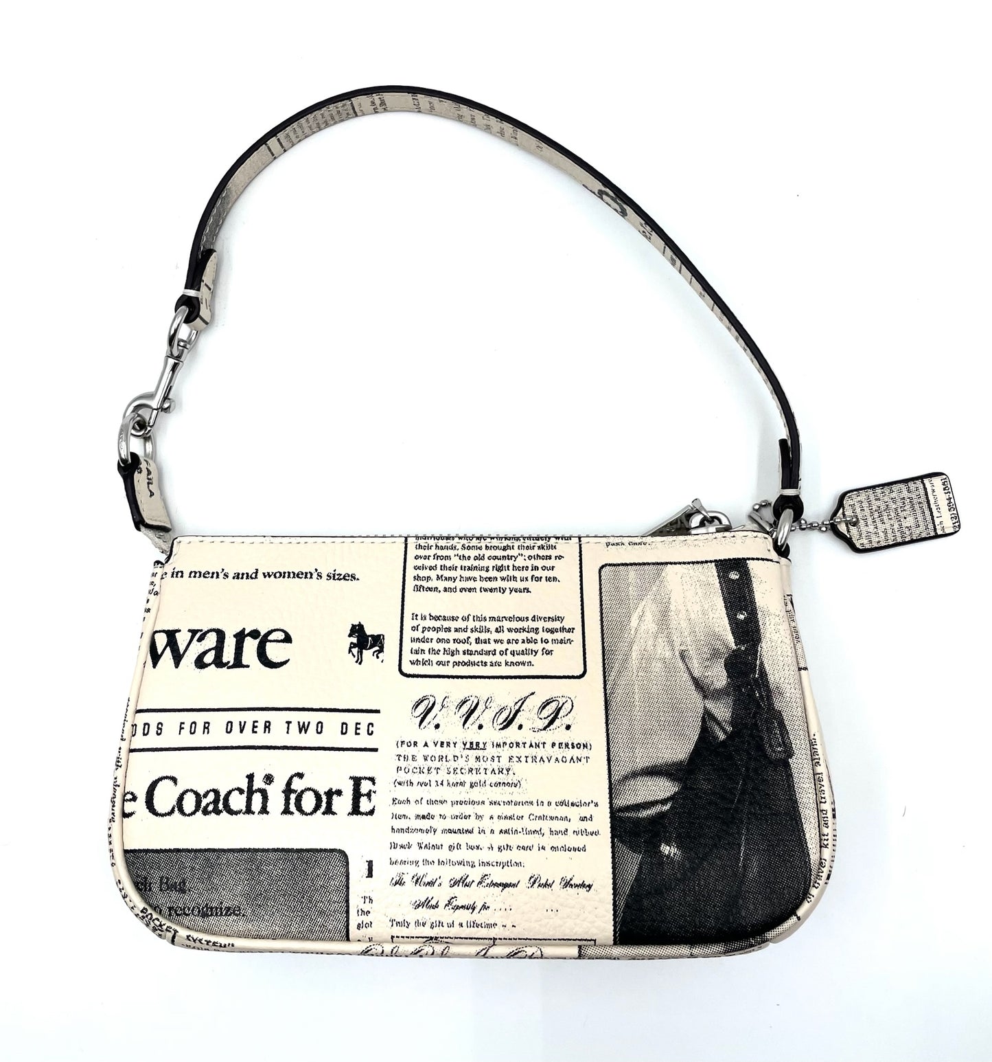 Coach Nolita 19 Newapaper Print Mini Bag