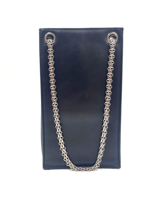 Chanel Black Leather & Patent Re-issue Mini Tote