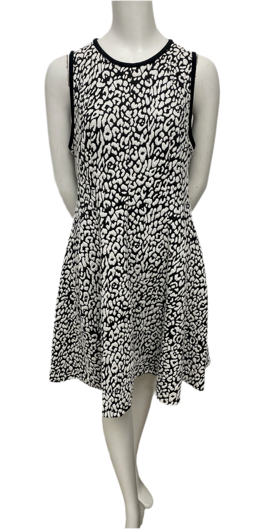 Kate Spade Animal Print A Line Skater Dress Size XL
