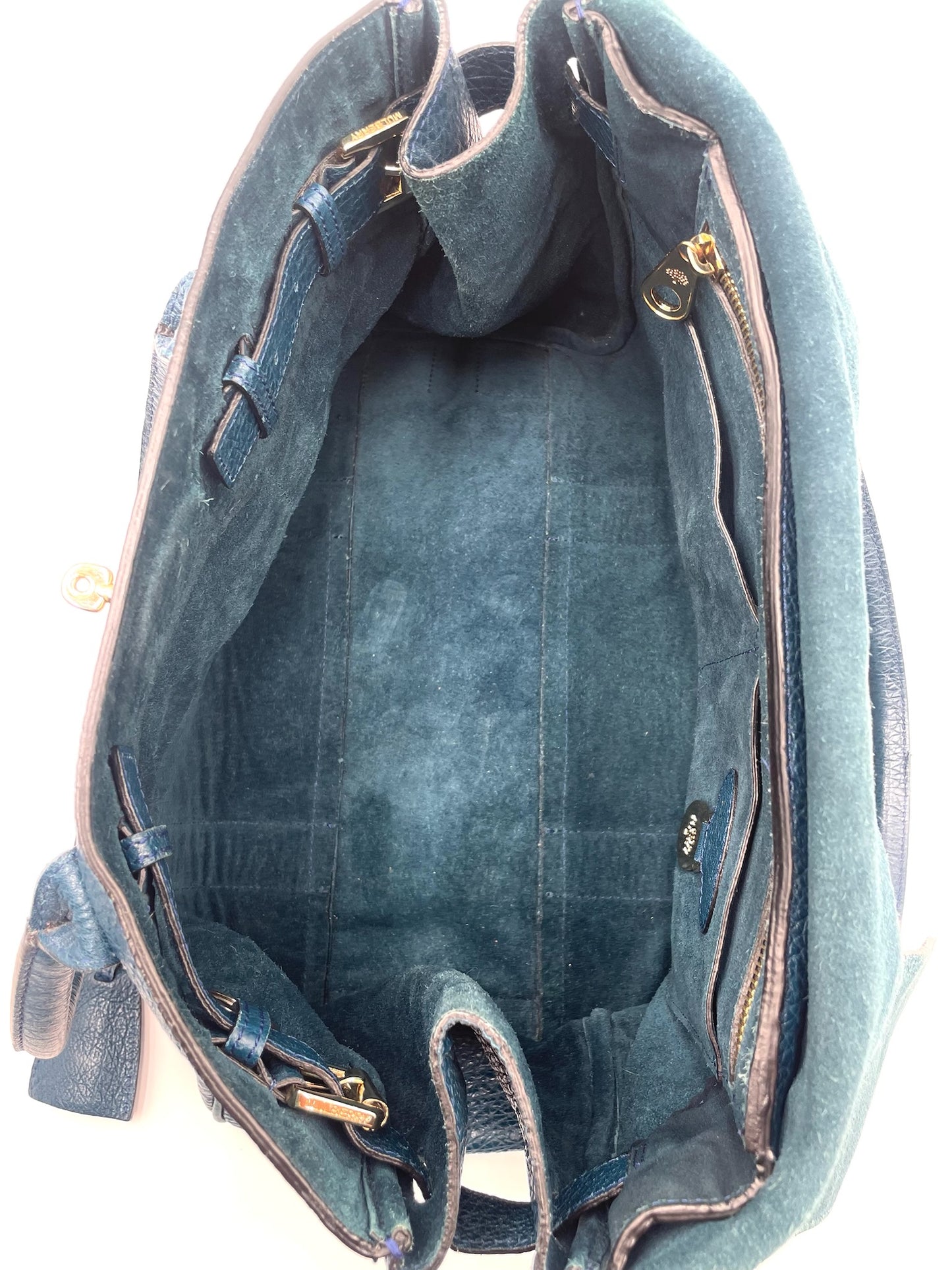 Mulberry Teal Bayswater Leather Shoulder Bag