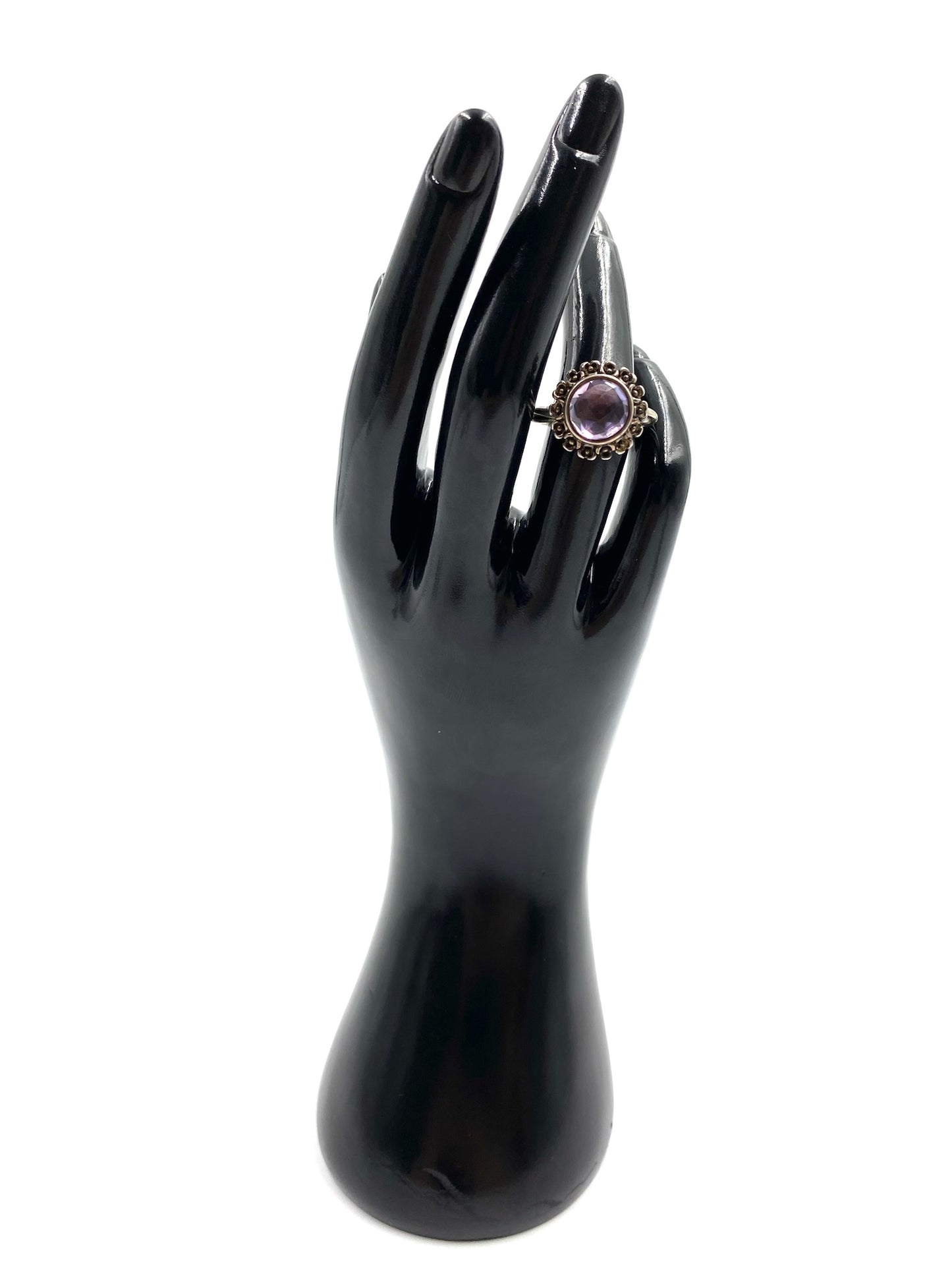 Amethyst Sterling Silver Ring Size 6