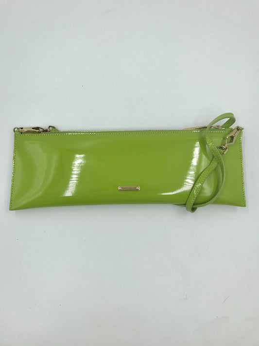 Burberry Green Patent Long Clutch