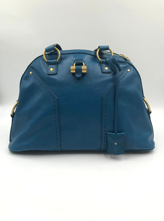 YVES Saint Laurent Teal Muse Bag