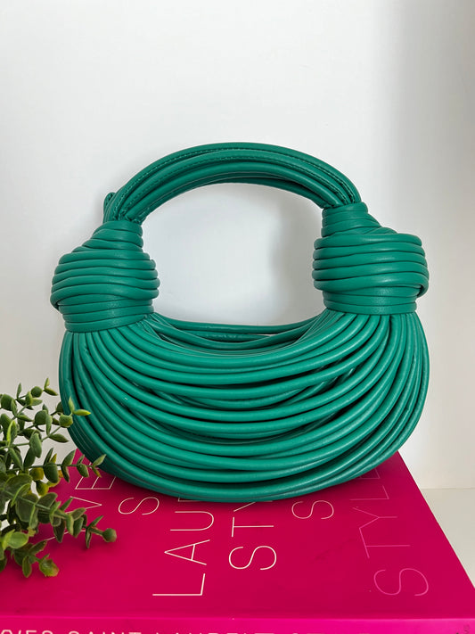 Boes “Elodie” Green Shoulder Bag