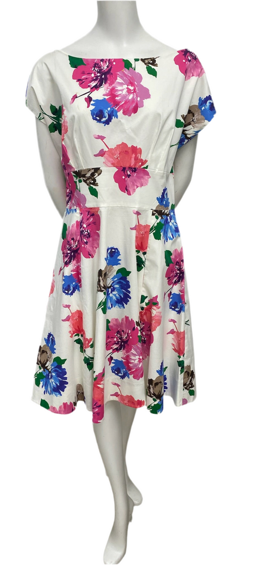 Kate Spade Multi-Color Floral Dress Size 14