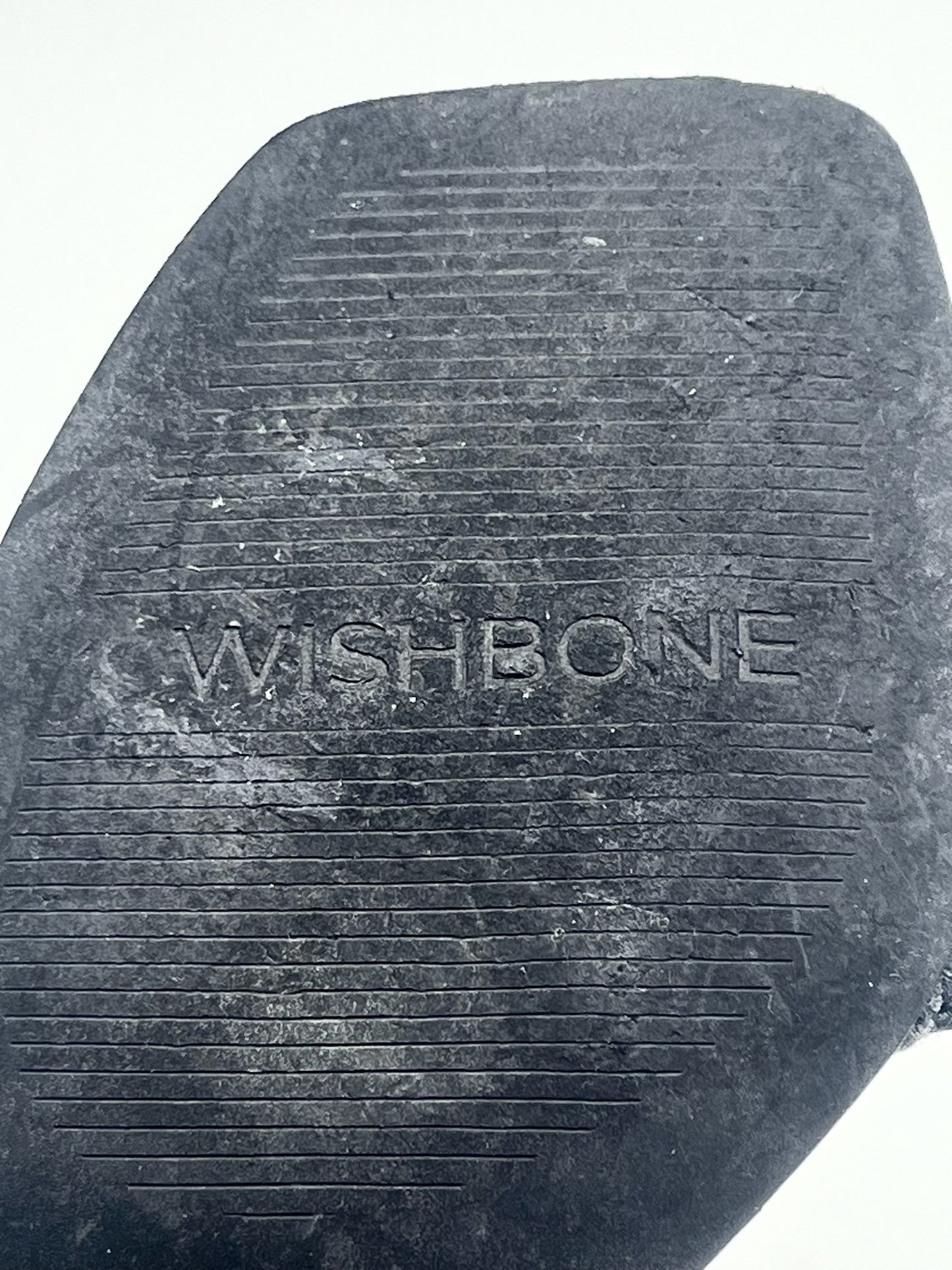 Wishbone Black Ankle Strap Heels Size 7