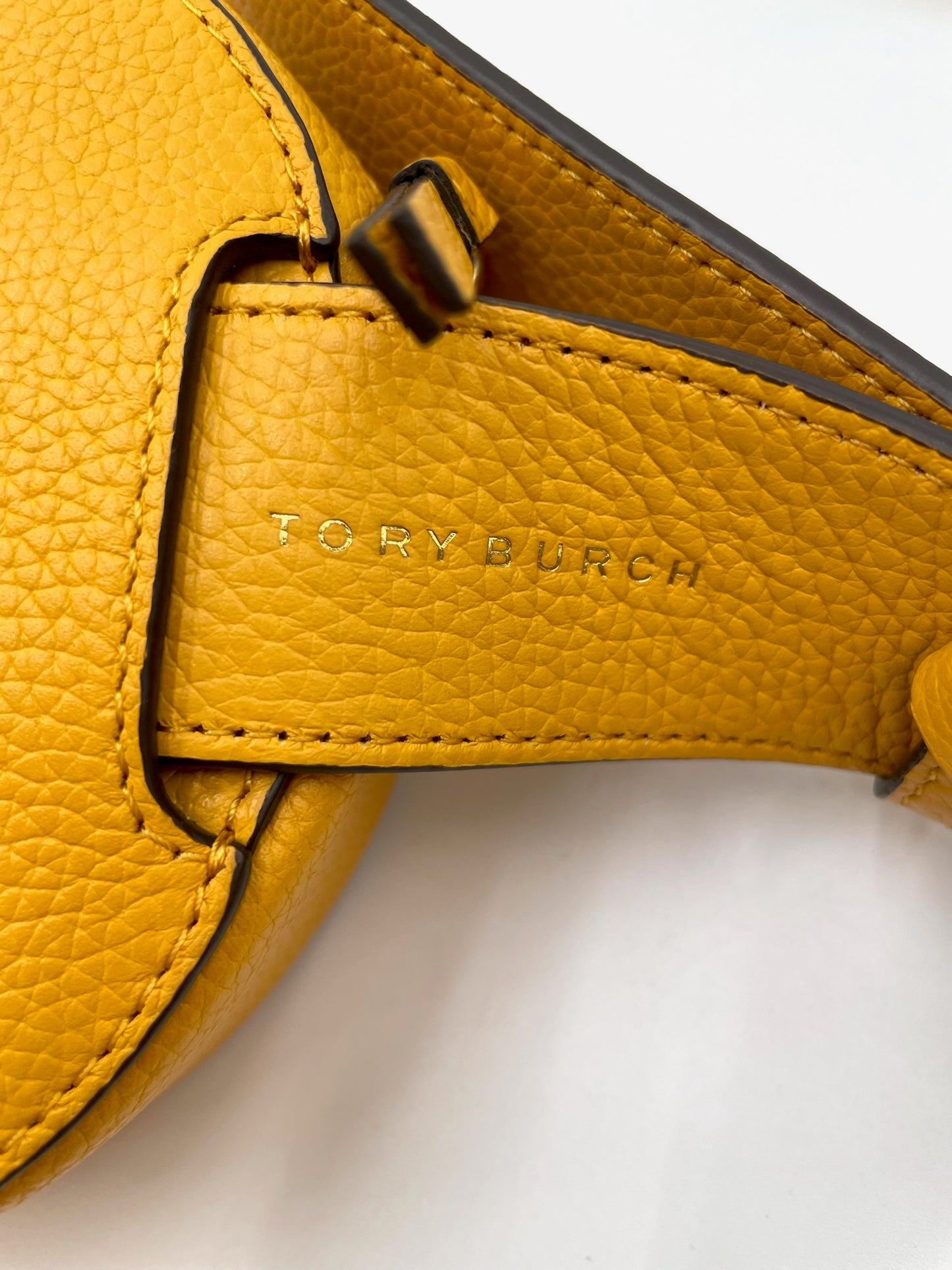 Tory Burch McGraw Mustard Yellow Covertible Belt Bag & Crossbody Bag
