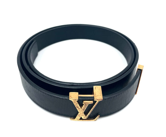 Louis Vuitton Black 20MM Belt Size 75