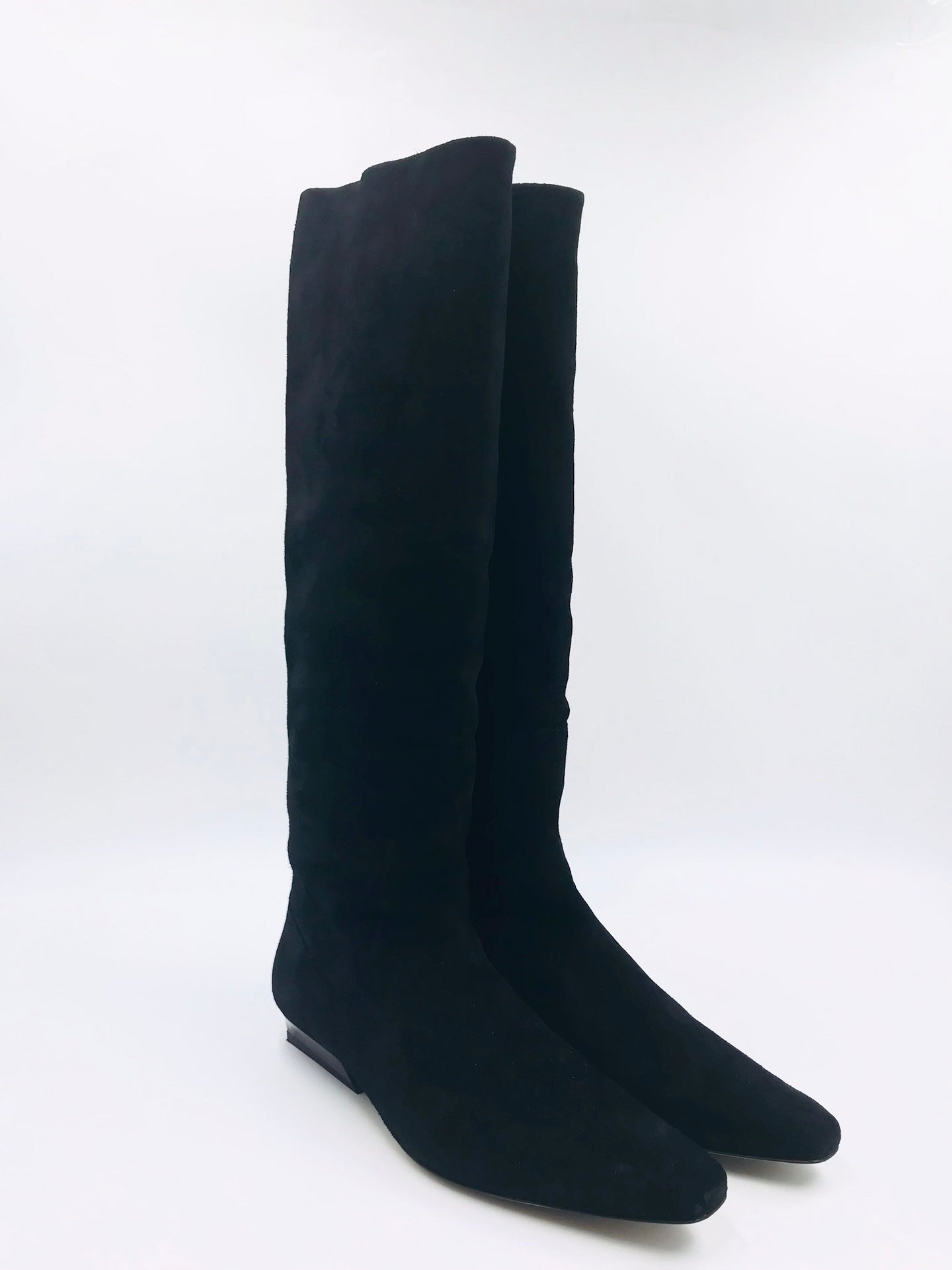 Staud Wally Knee High Flat Suede Boots Size 7.5