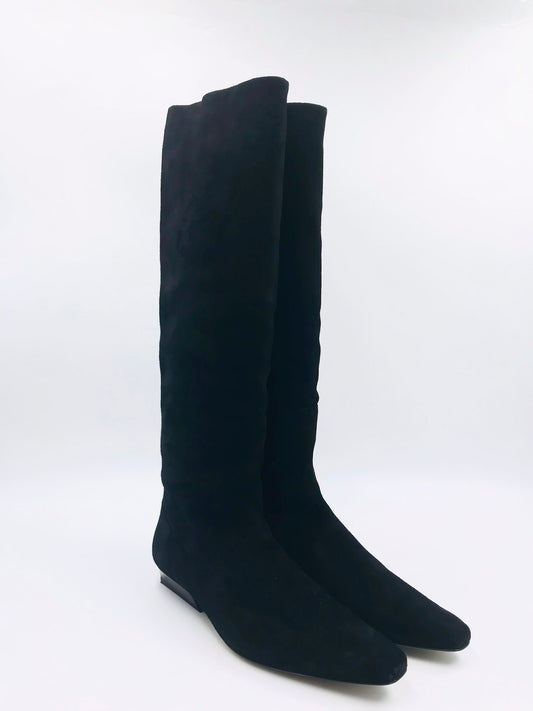 Staud Wally Knee High Flat Suede Boots Size 7.5