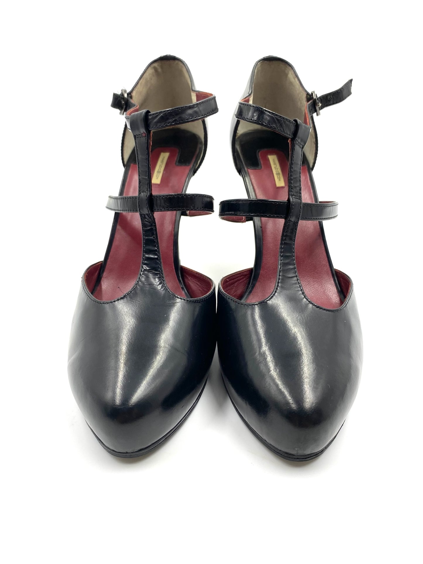 Max Studio Black Mary Jane Heels Size 8