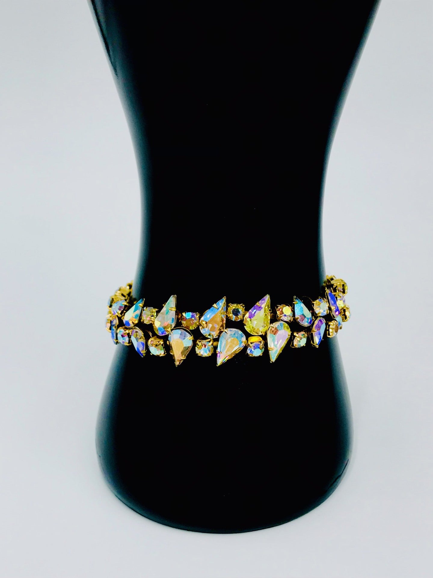 Vintage 1960s Triad Aurora Borealis Bracelet