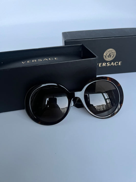 Brand New Versace Round Lens Sunglasses #4414