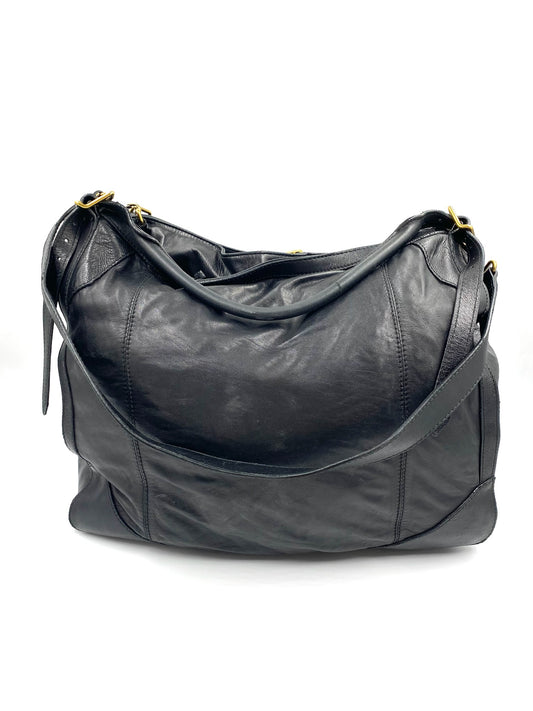 Burberry Black Large Leather Handbag