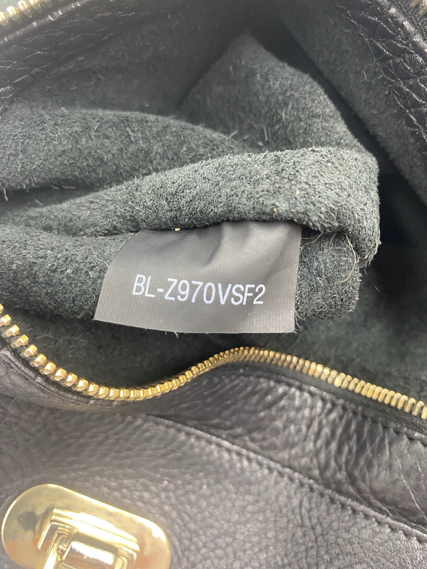 Valentino Garavani Black Rockstud Leather Tote