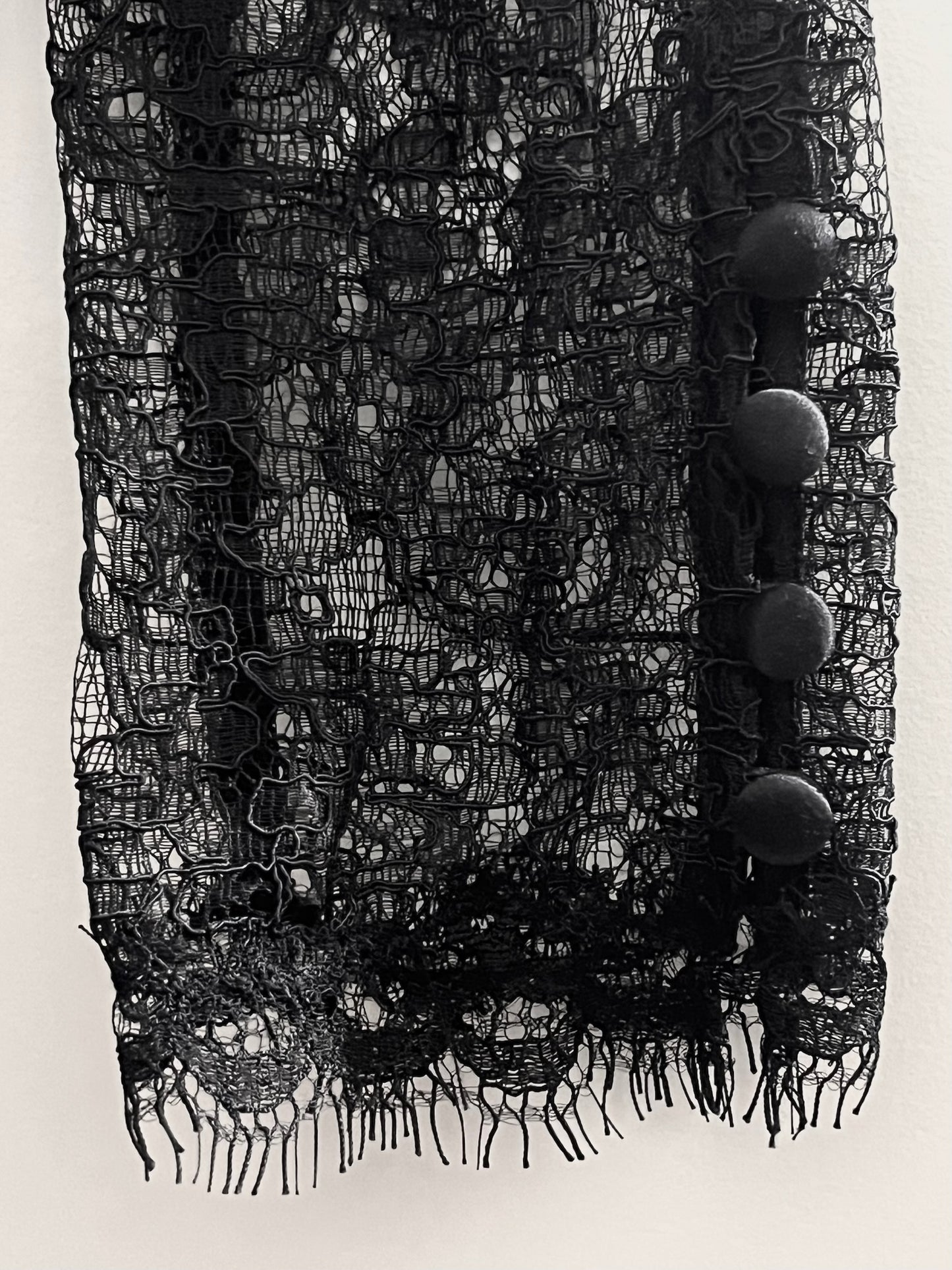 Jonathan Simkhai Black Lace & Satin Blouse 
Size S