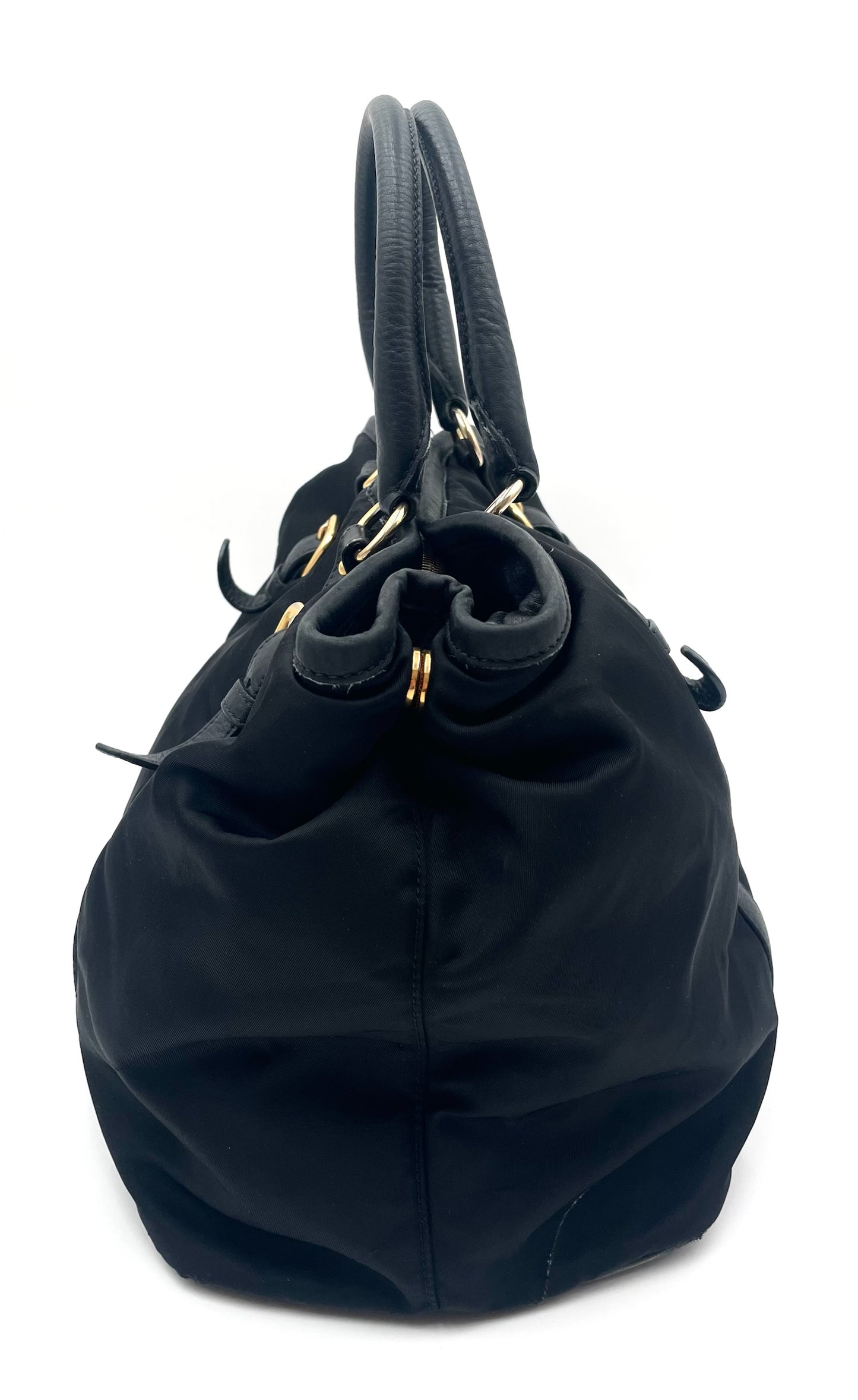 Prada Tessuto Nylon Black 2 Way Bag