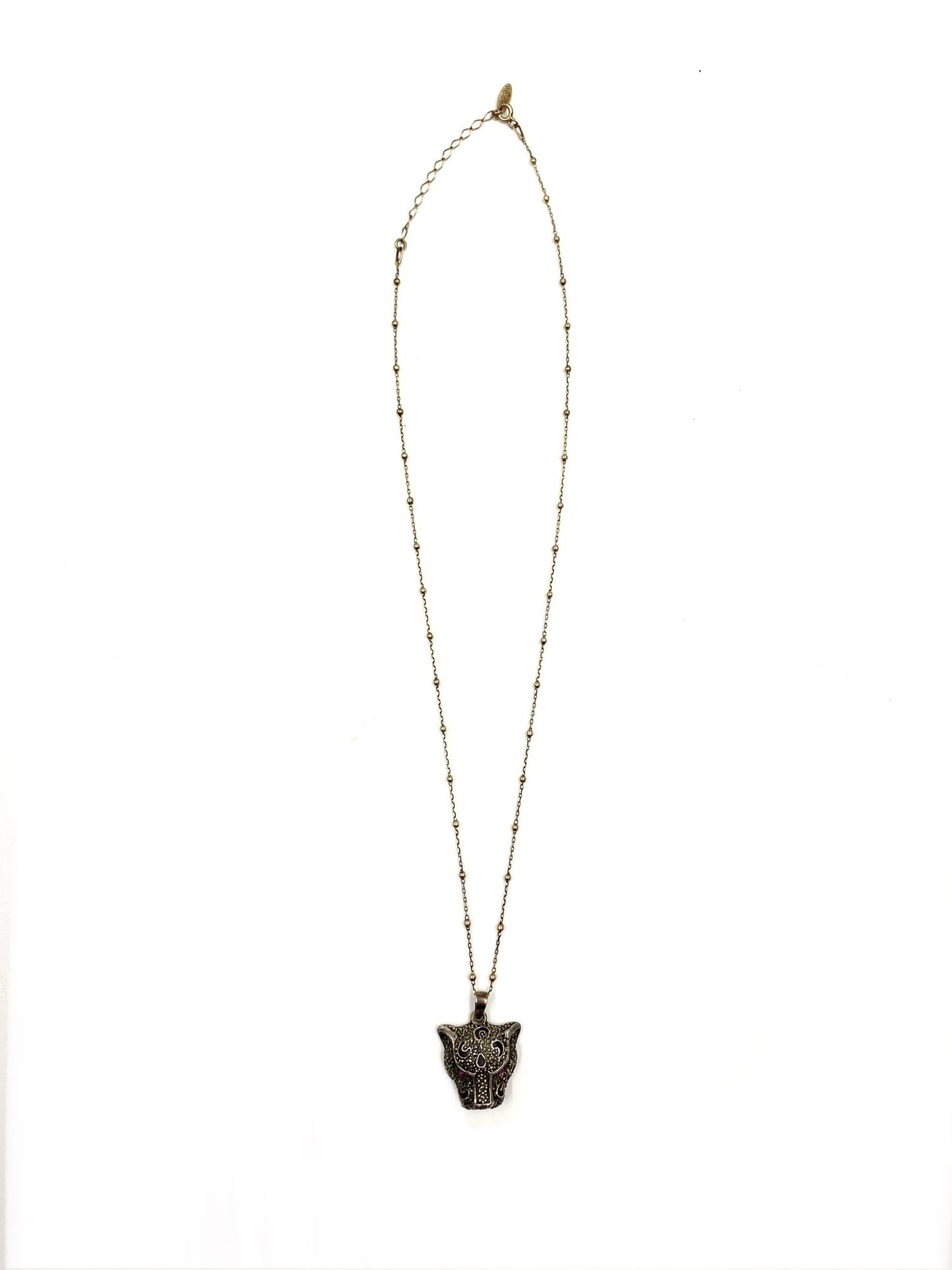 Panther Marcasite Earring & Necklace Set