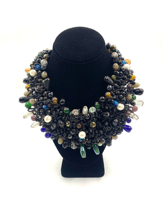 Handcrafted Chunky Bib Necklace