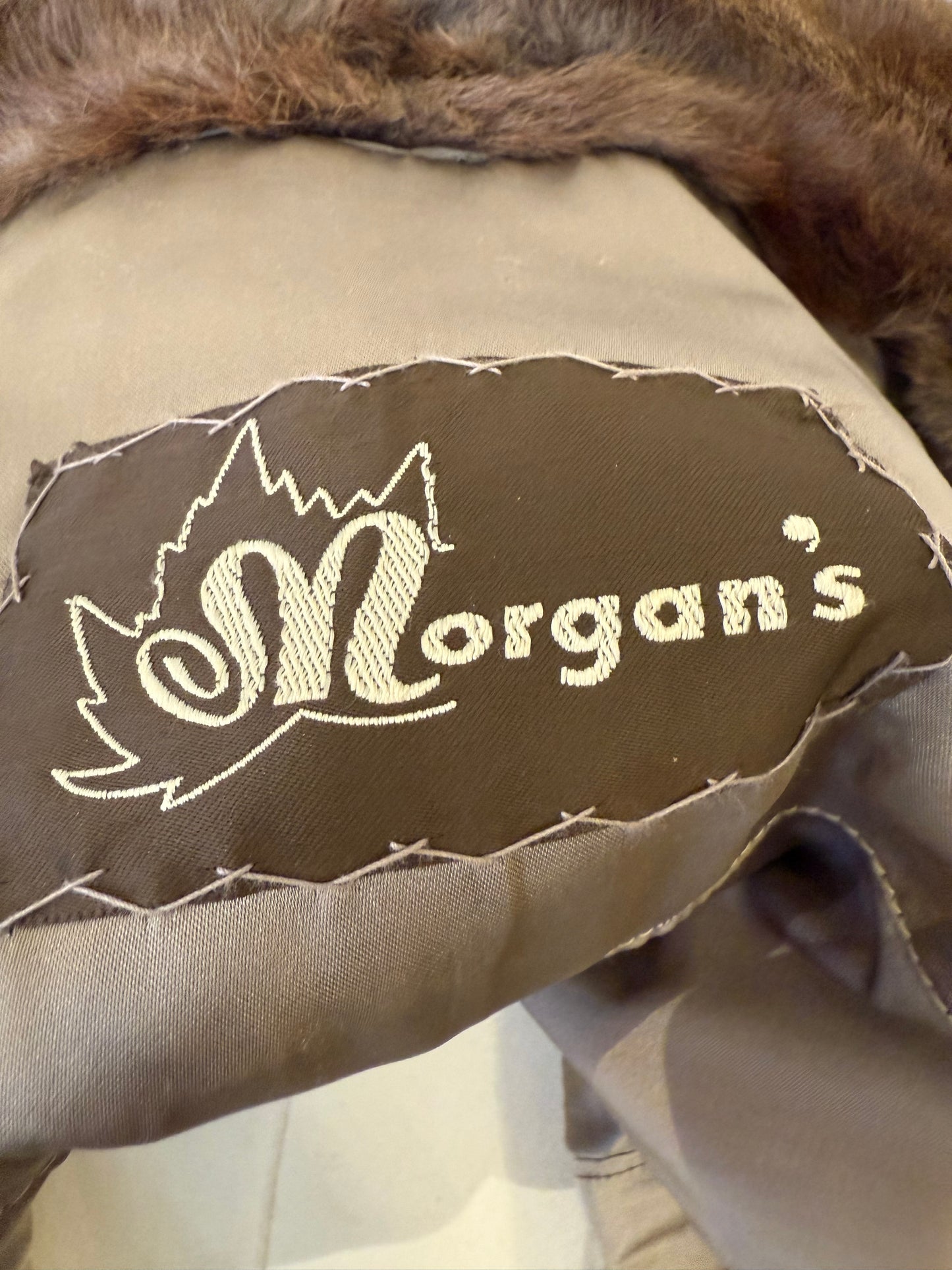 Vintage Brown Squirrel Fur Coat Fits like M