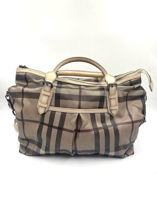 Burberry Smoked Check Diaper Bag