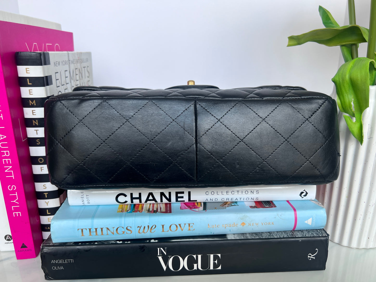 Chanel Classic Flap Black Jumbo Lambskin Bag GHW