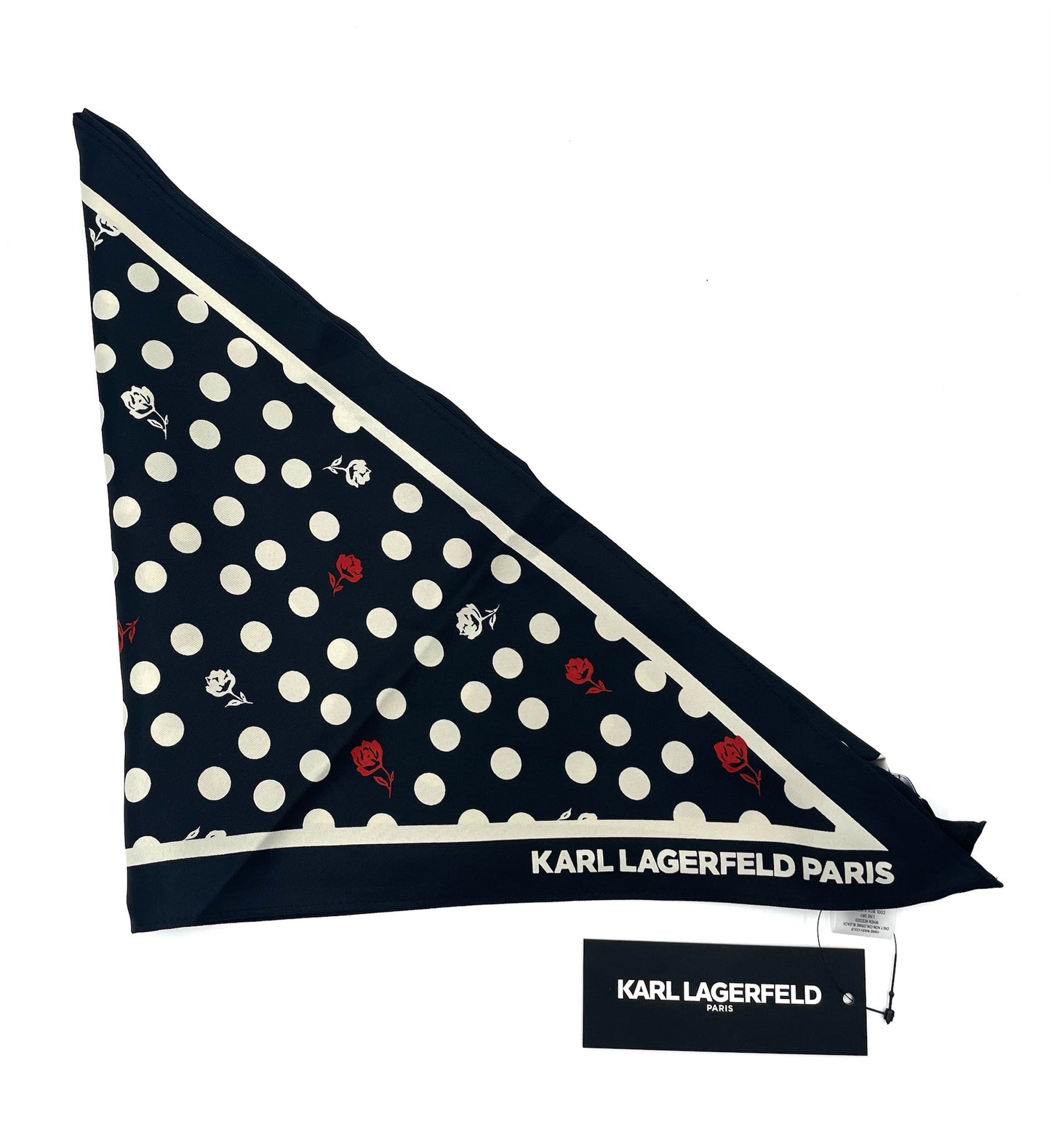 Brand New Karl Lagerfeld Ilona Dot Scarf