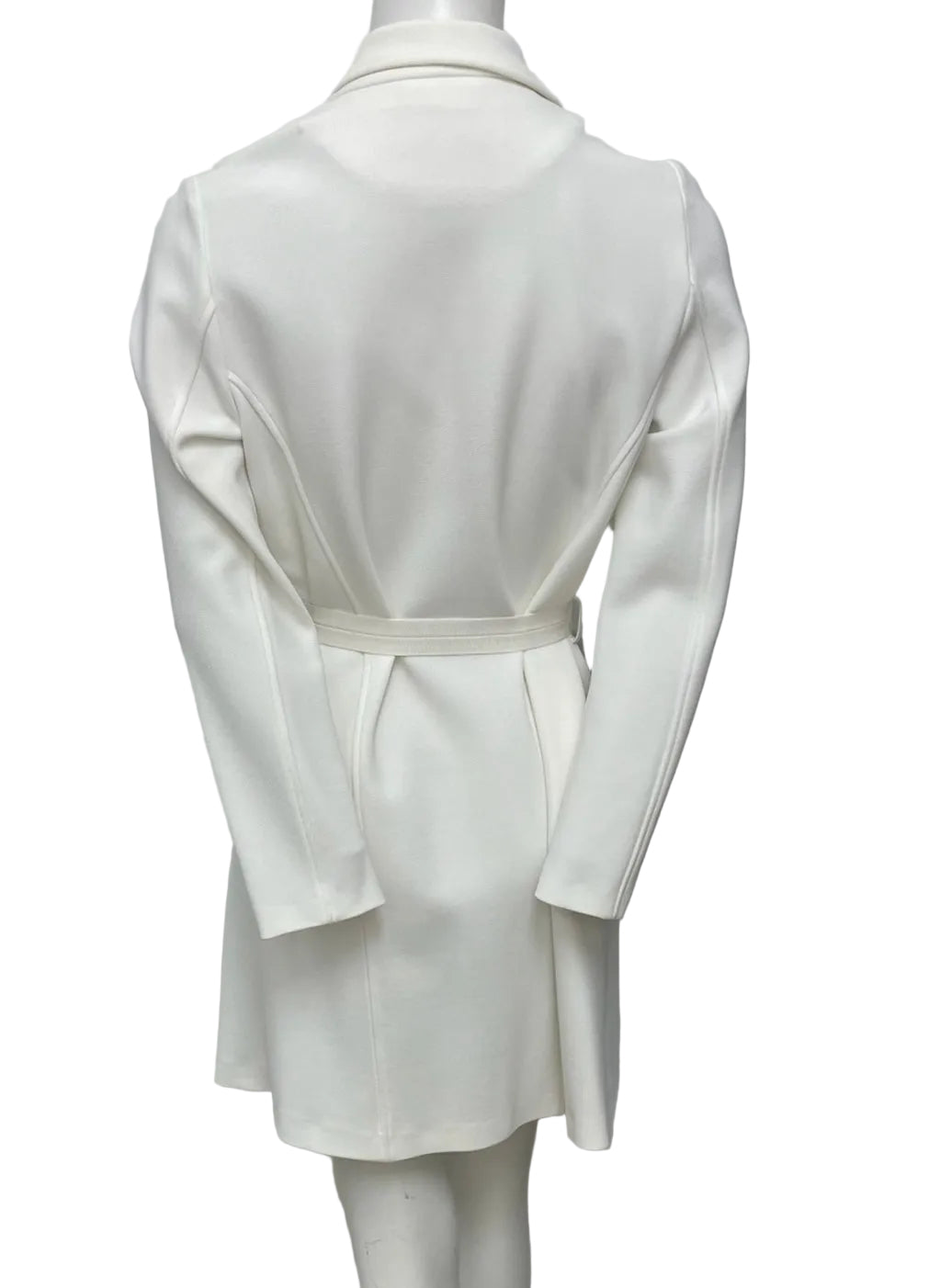 Seventy Sergion Tegon White Belted Jacket Size 40