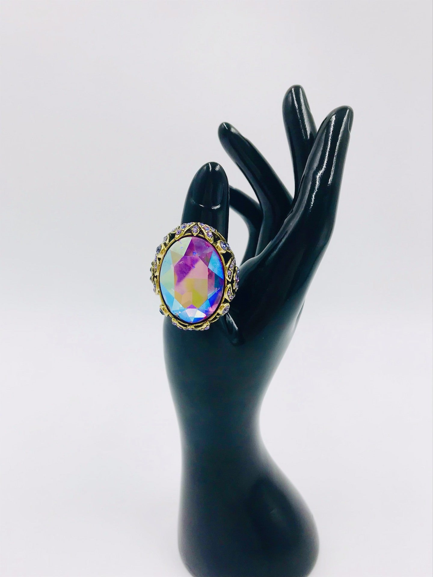 Heidi Daus Dare To Wear Cocktail Ring Size 7.5