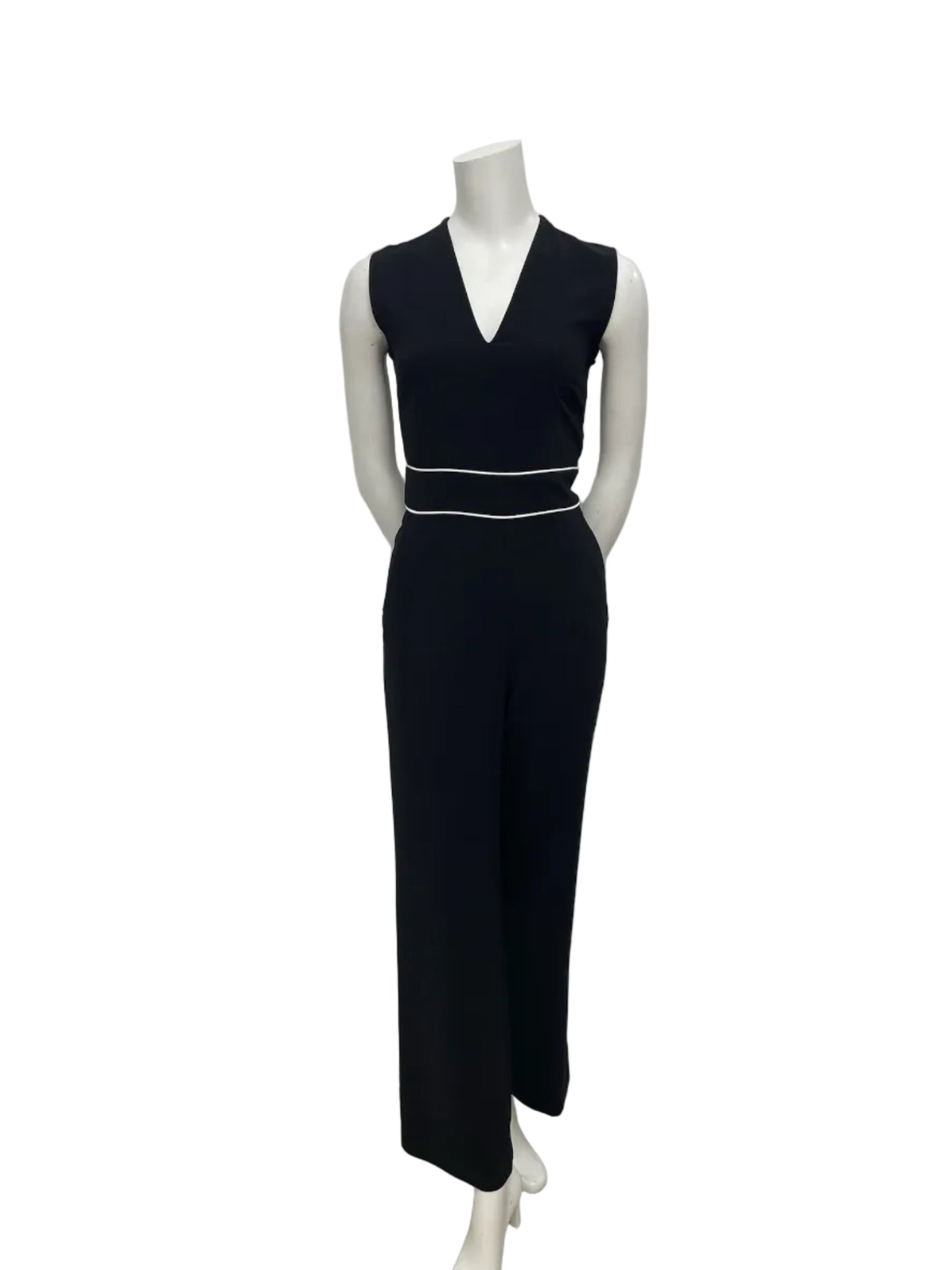 D Exterior Black Lace Jumpsuit Size 40 US XS