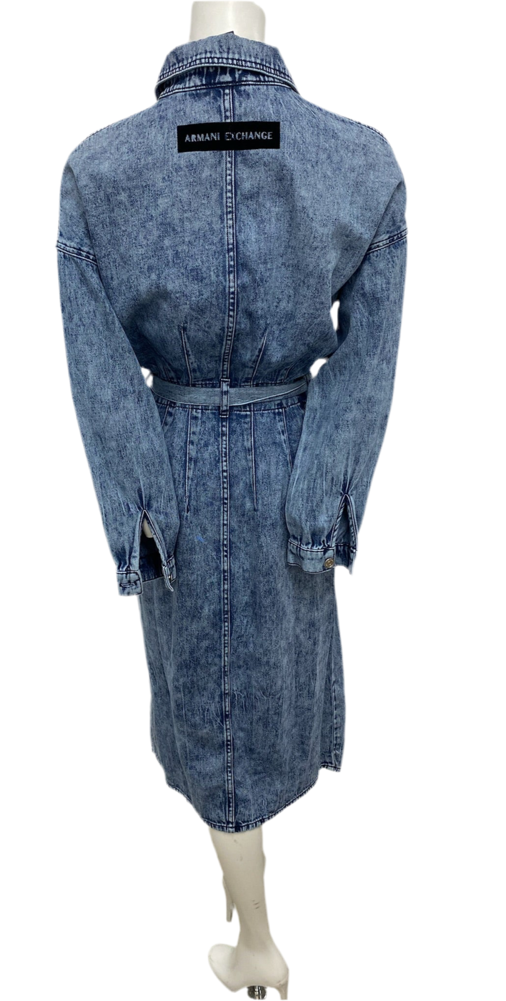 Brand New Armani Exchange Blue Denim Dress Size 6