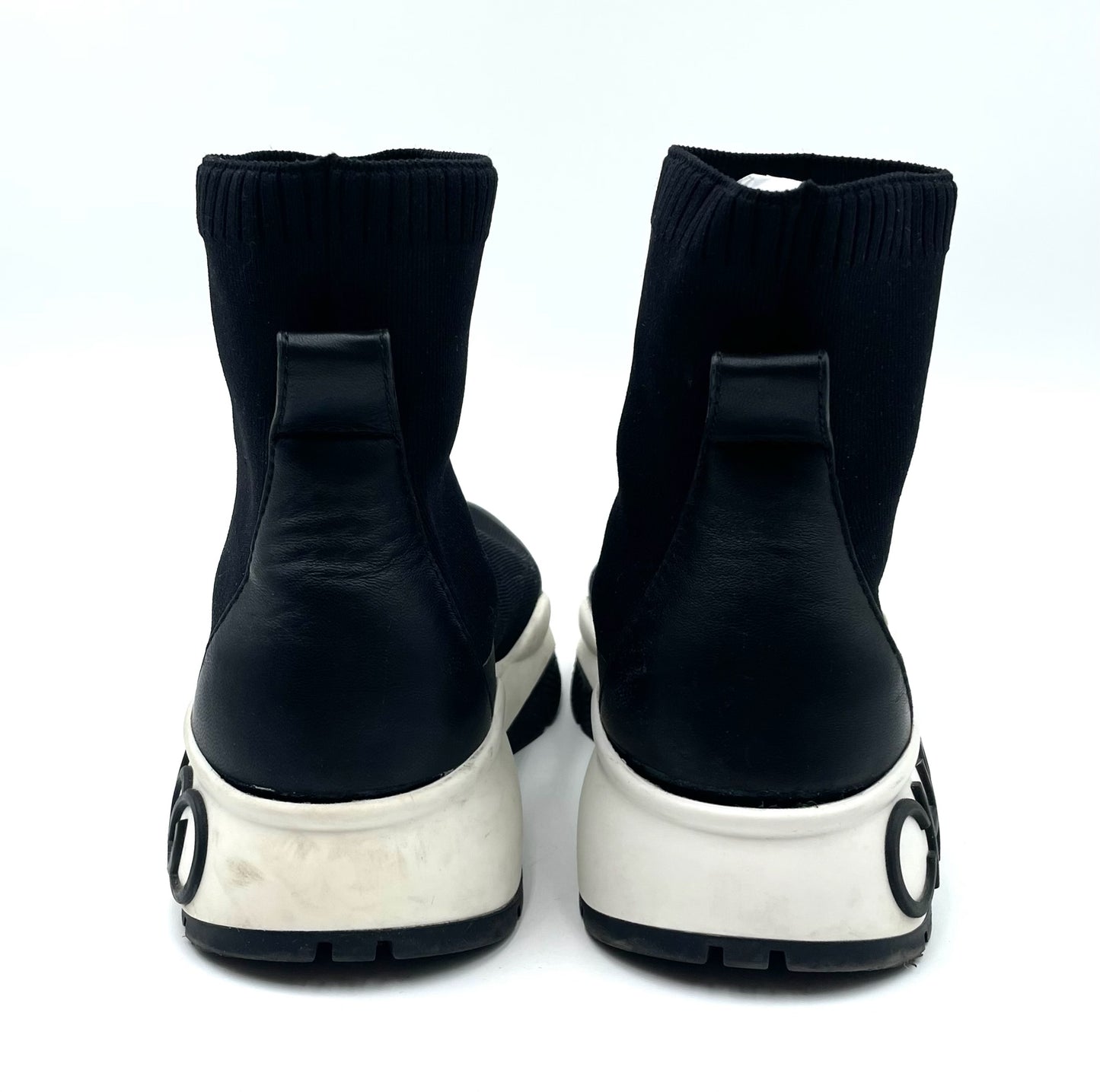 Jimmy Choo Landon Black Sock Boots Size 9