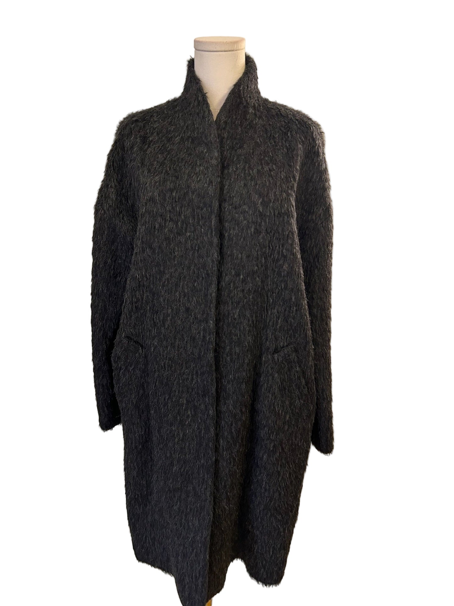 The Fisher Project Grey Alpaca Jacket Size M