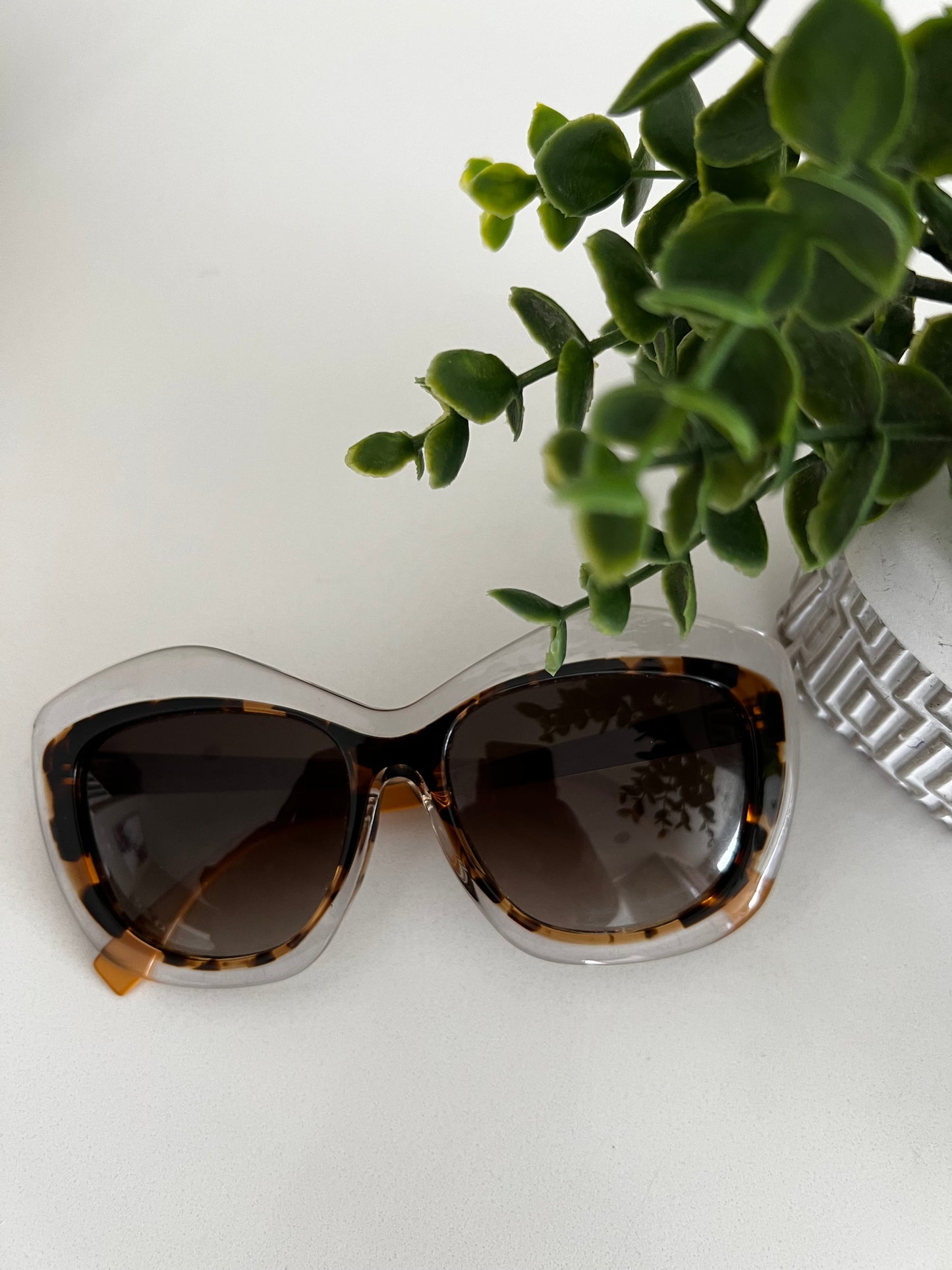 Fendi Crystal Havana Honey Gold FF 0029/S Sunglasses
