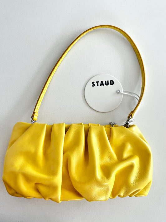 Brand New Staud Yellow Bean Bag