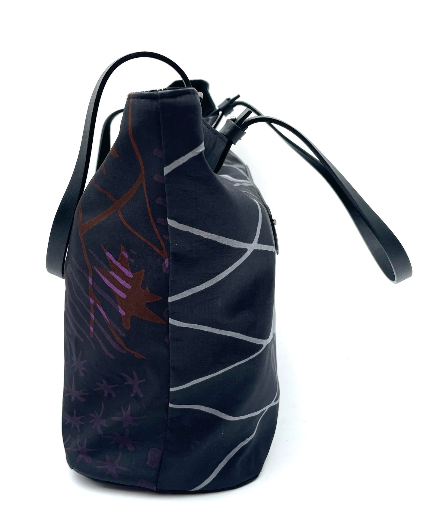 Salvatore Ferragamo Abstract Print Nylon Tote
