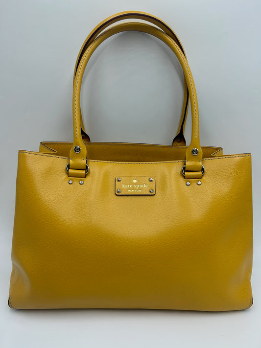 Kate Spade Yellow Large Tote