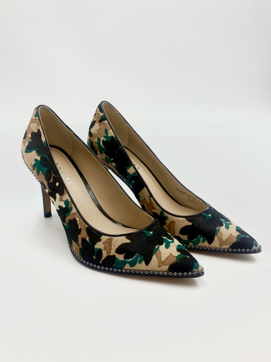 Limited Edition Coach Calf Hair Camo Pumps Size 8.5