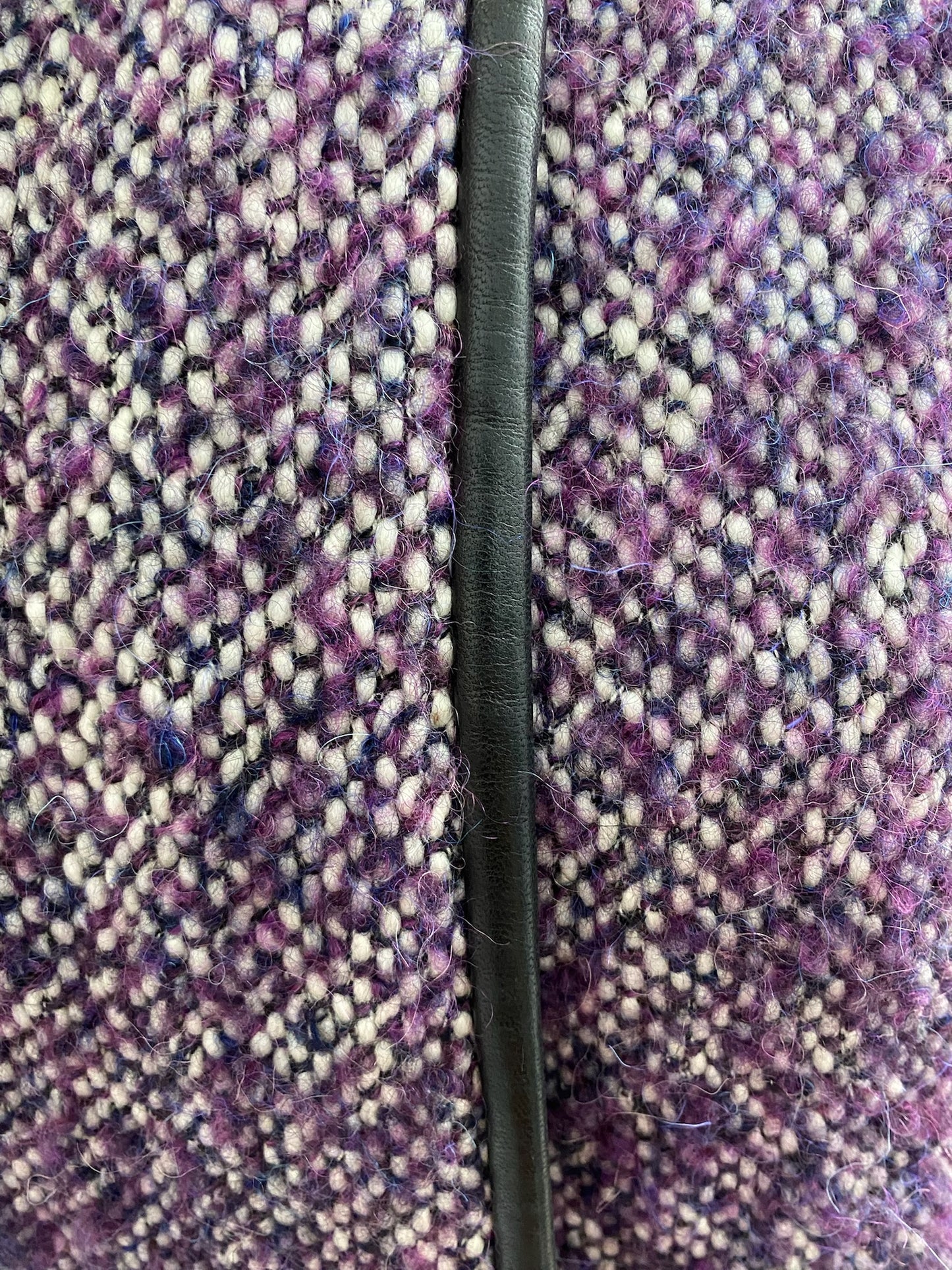 Coach Purple Wool Cape Jacket Size M