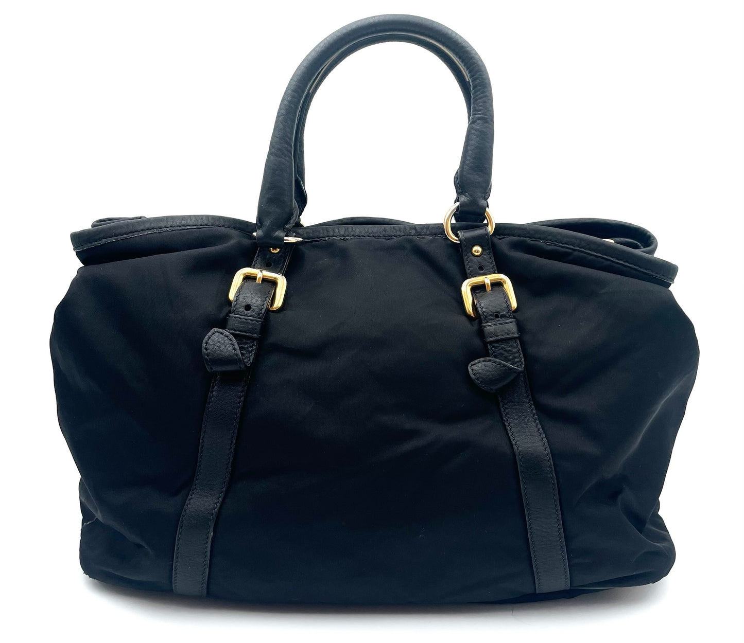 Prada Tessuto Nylon Black 2 Way Bag