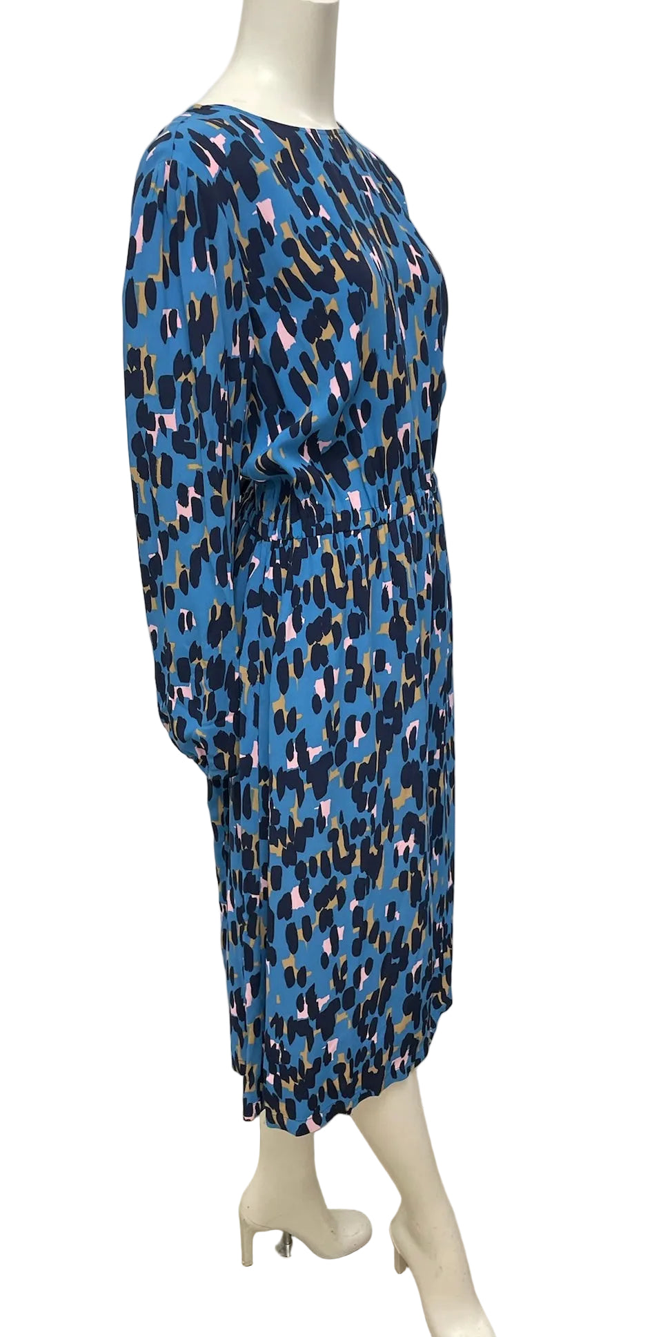 Marimekko Blue Multicolor Print Dress Size XL