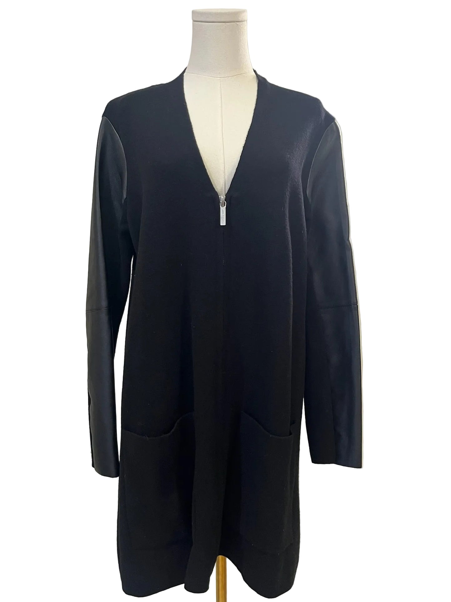 Michael Kors Black Sweater Jacket Size L