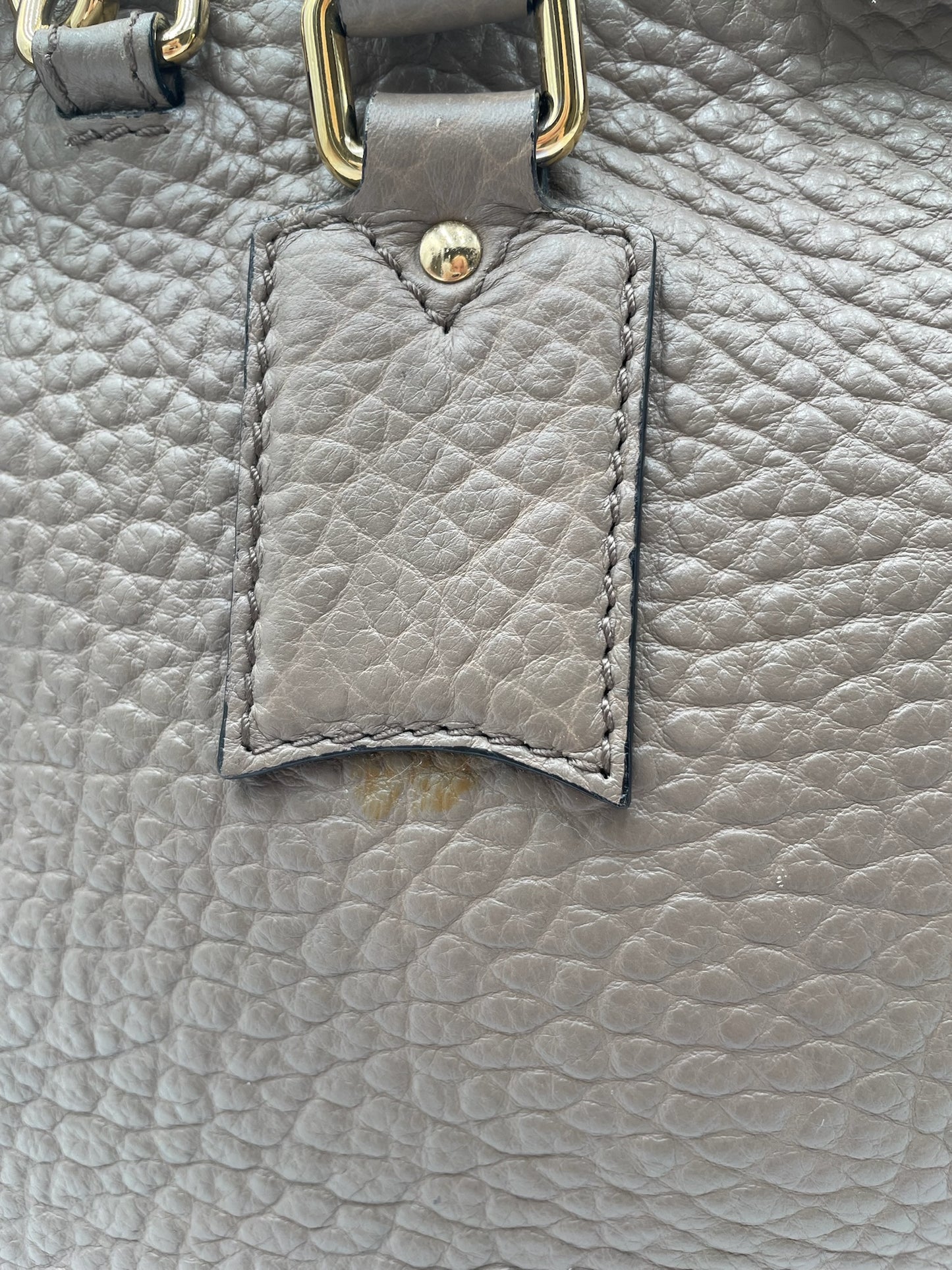 Burberry Taupe Grey Handbag