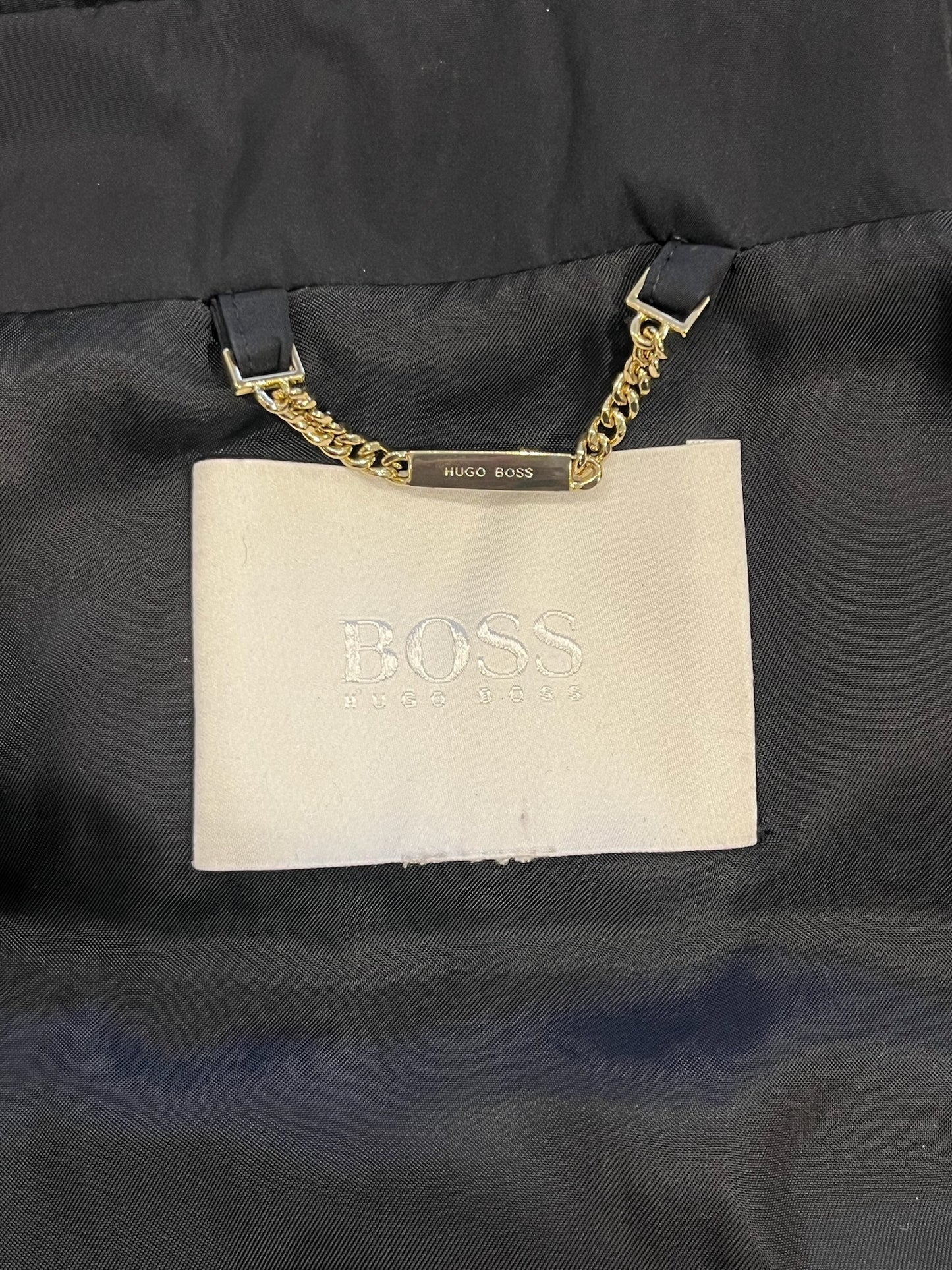 Hugo Boss Black Puffer Down Jacket Size 2