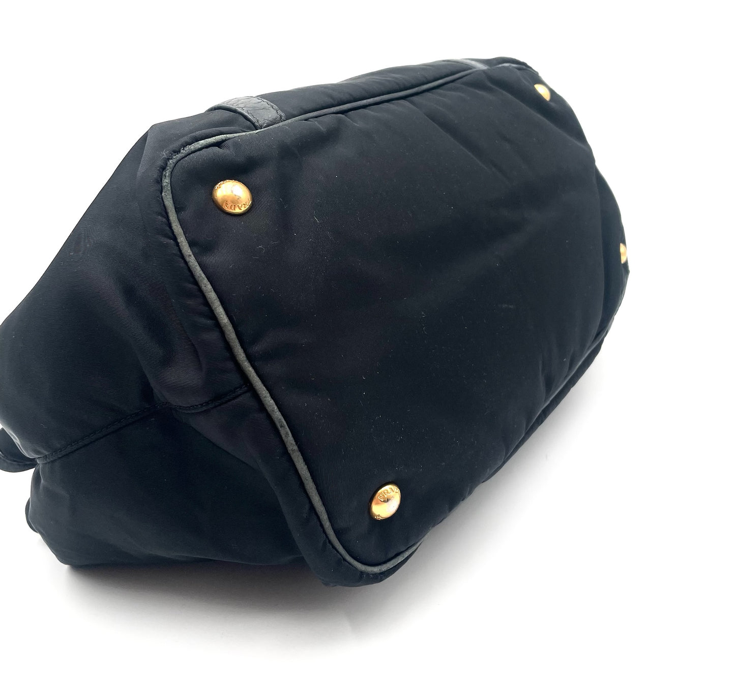 Prada Tessuto Nylon Black 2 Way Bag