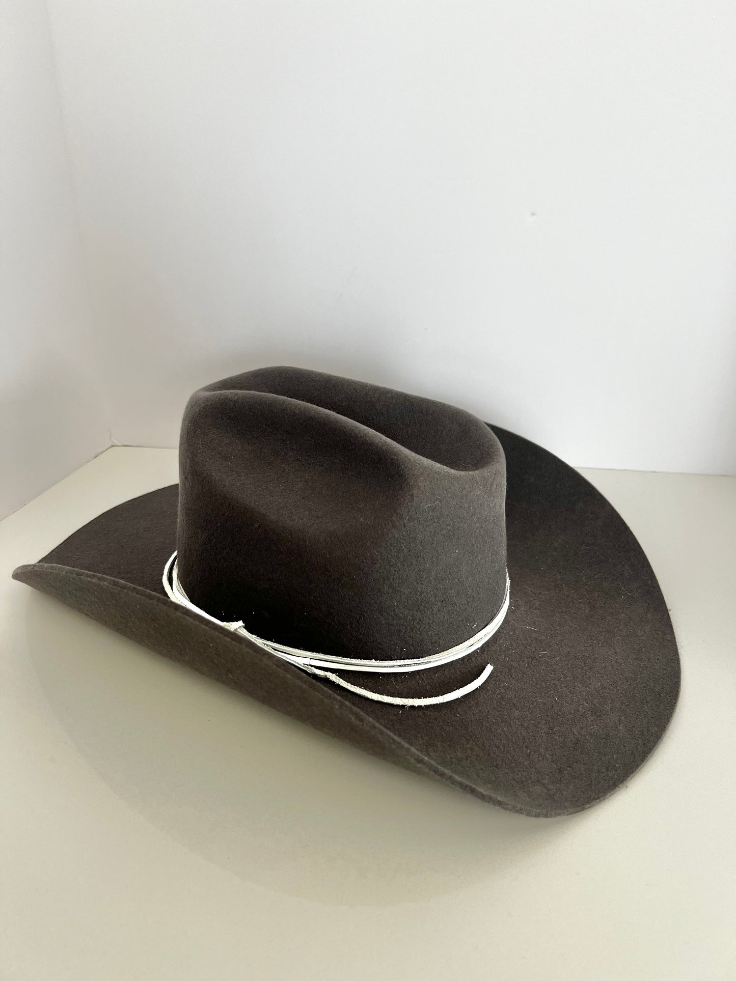 Hurricane “The Harvey”  Grey Felt Cowboy Hat Size M
