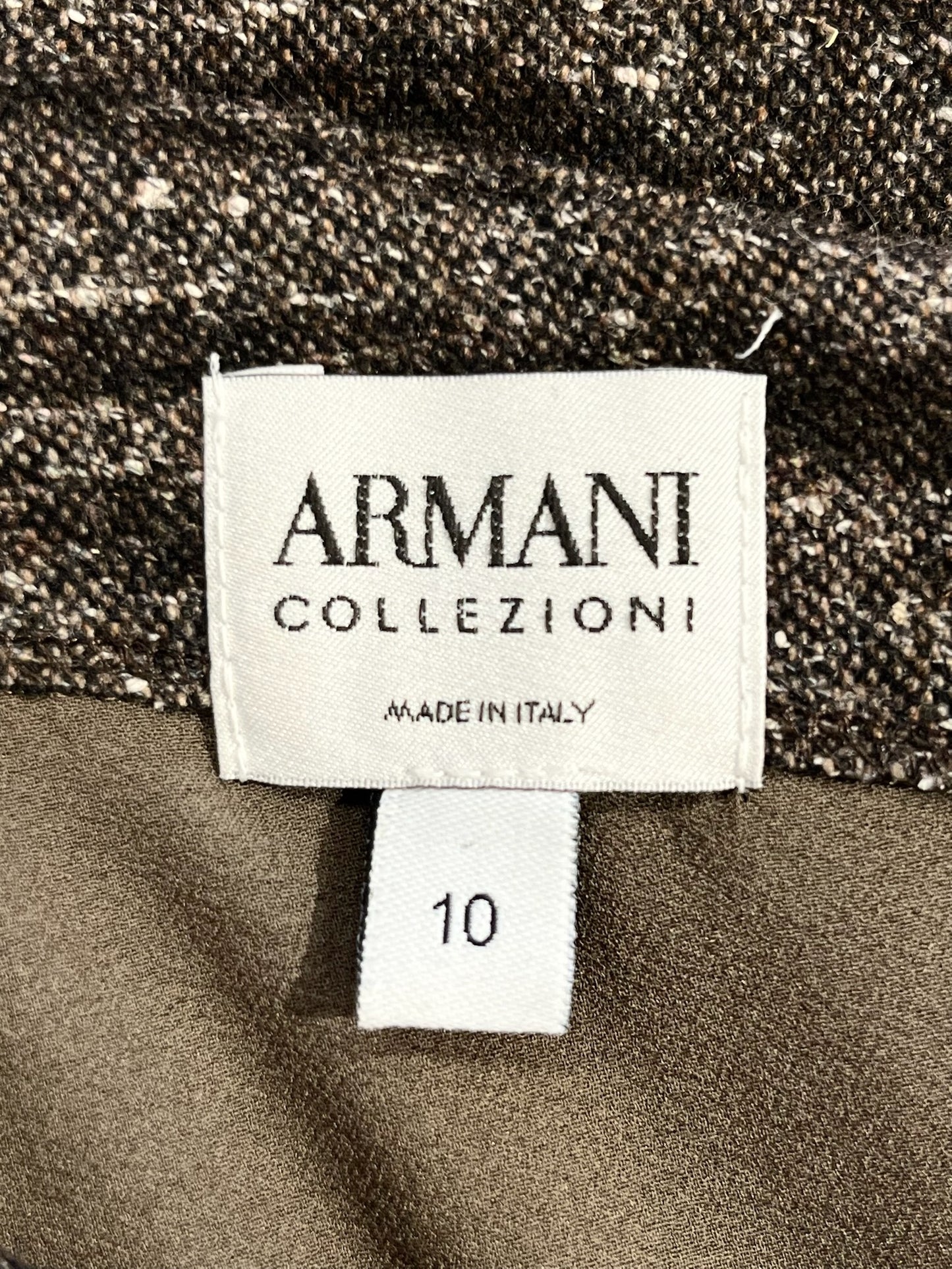 Armani Collezioni Animal Print Shift Midi Dress Size 10