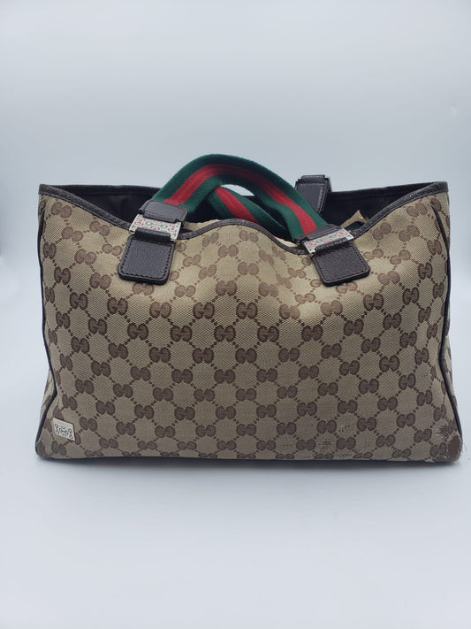 Gucci Monogram Small Canvas Tote