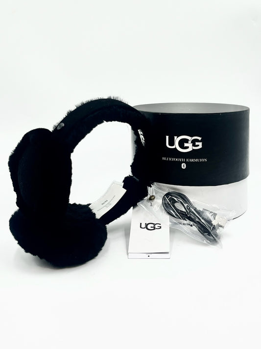 Brand New Ugg Black Sheepskim Bluetooth Earmuff